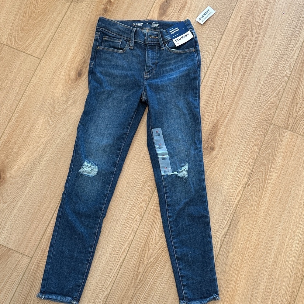 Blue Distressed Girl’s Jeans